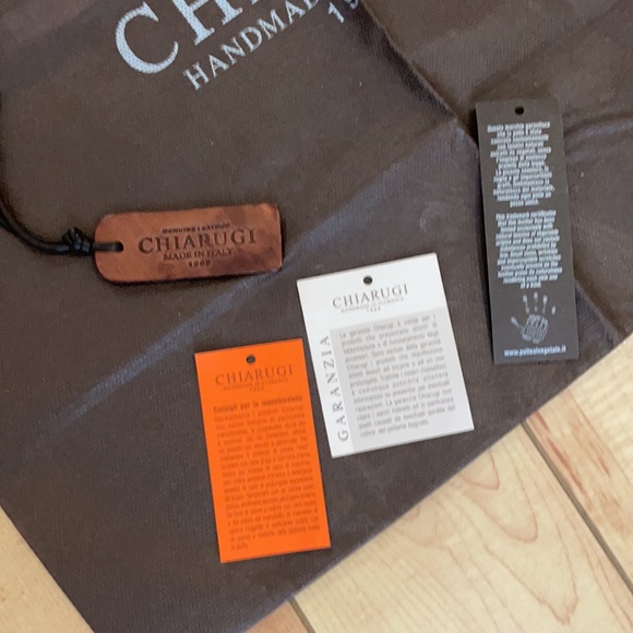 Chiarugi Old Tuscany Leather Messenger Bag WT - Picture 8 of 15